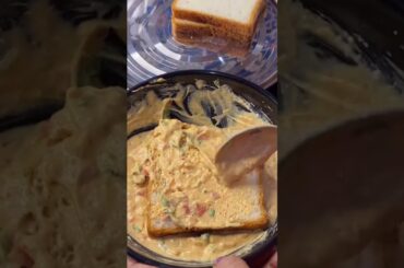 Recipe of healthy curd toast #foodies#foodlover #toast #breadtoast #sister'skitchen #toastrecipes