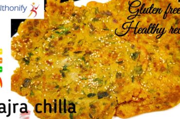 Bajra chilla recipe / Bajra recipes / Gluten free recipes / Weightloss recipes / Vandanaz cookbook