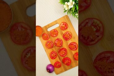 #tomatoslice #chats #tomatorecipe #bachelorskitchen #recipes #easyrecipe #healthyrecipes #healthy