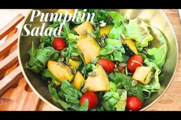Pumpkin Salad Recipe,  Healthy and Weight Loss Salad, vegetarian, vegan
