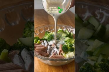 Day 7/30 of easy salad recipes for weight loss #pastasalad #proteinsalad #viral #recipe #salad