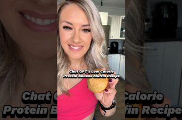 Healthy Low Calorie Protein Banana Muffins for Your Weight Loss Journey #weightlossjourney #fatloss