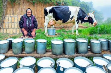 Organic Butter Made: Healthy Recipes from Fresh Cow's Milk in the Village!