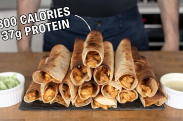 I Made 16 High Protein Chicken Roll-Ups For The Freezer