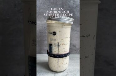 The Easiest Zero-Waste Sourdough Starter Recipe Ever! #bread#homebaking #sourdough #trending #recipe