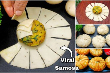 Easy Potato Snacks Recipes | Viral Potato Samosa  | New Recipe | Best Evening Snacks  | Easy Snacks