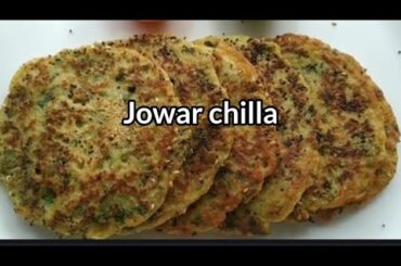 jowar Chilla For weight loss - Healthy breakfast ideas - Tiffin recipe for kids
