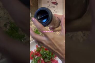 Tomato Salad Korean Style Healthy Salad Dish Recipe..!