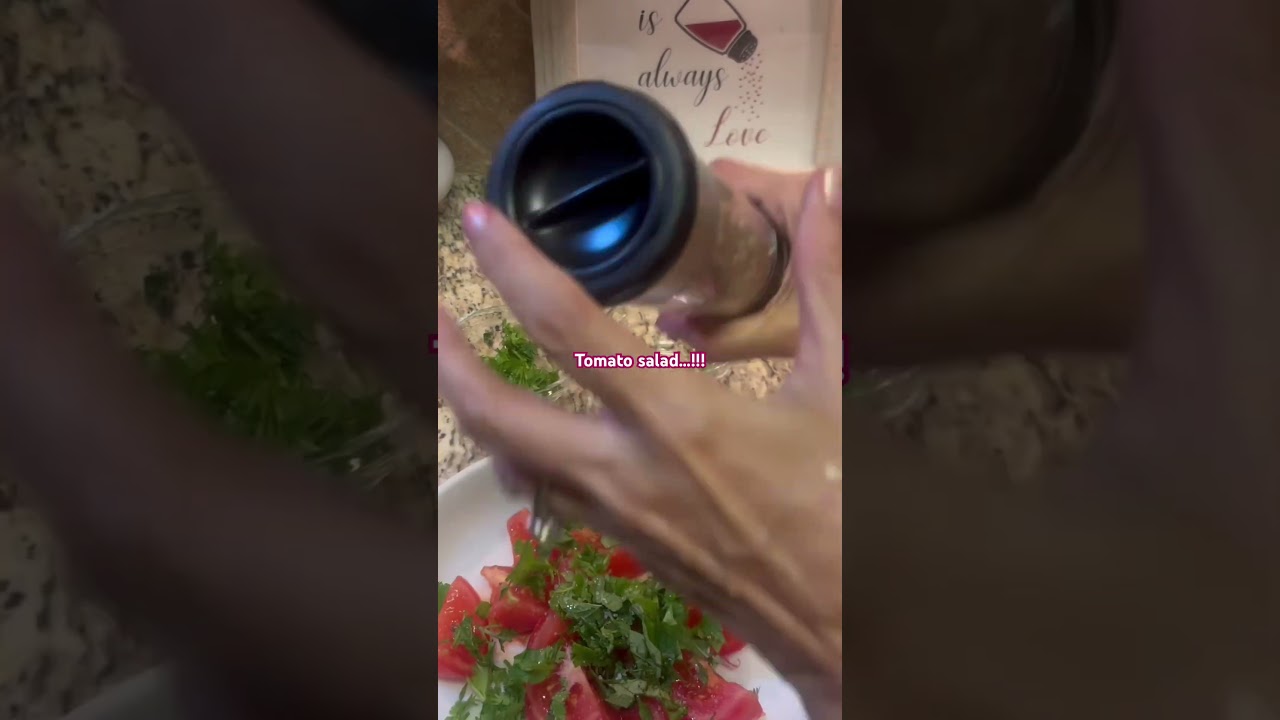 Tomato Salad Korean Style Healthy Salad Dish Recipe..! Tomato Salad Korean Style Healthy Salad Dish Recipe..!