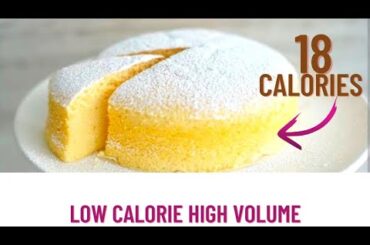 Enjoy low Calorie high volume cake-Easy diet cake-Low calorie dessert