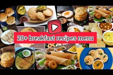 20+ healthy breakfast recipes|Nashta recipes| Indian lunch thali recipes| Sunday special recipes