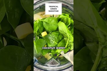 The Green Smoothie I Drink Every Day (good for weight loss, protein, omegas)