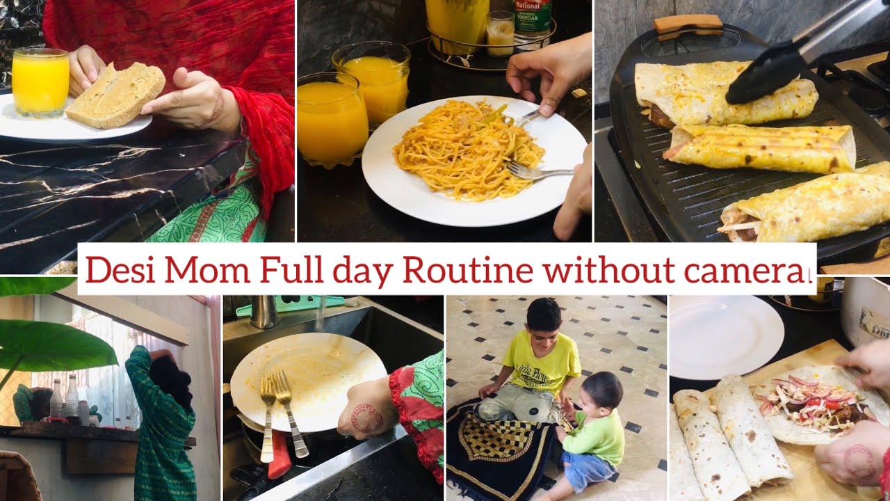 Dasi Mom Morning To Night Routine Without camera | Healthy Beef Wrap | Quick Spaghatti For Kids Dasi Mom Morning To Night Routine Without camera | Healthy Beef Wrap | Quick Spaghatti For Kids