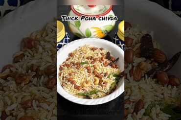 Thick Poha chivda | poha numkeen | healthy snacks #shorts#trending#viral#healthy#food#recipe