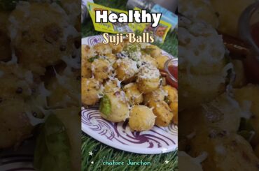 Healthy Snacks Recipe Suji Balls ! Snacks Recipe #shorts #snacks #foodie #food #viral