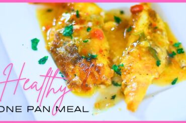 HEALTHY  Oven Baked FISH RECIPE | ONE PAN MEAL | HEALTHY Dinner Ideas |Healthy LUNCH IDEAS|Meal Prep