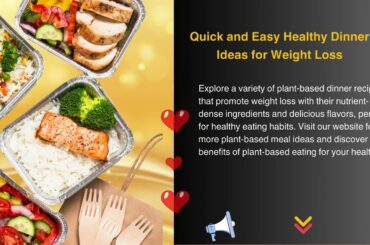 Plant Based Healthy Dinner Recipes   Weight loss tips