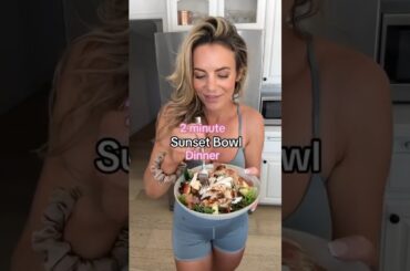 2 minute healthy summer salad #summerbodygoals #teamlsf