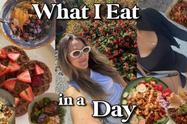 What I Eat In A Day: high protein, healthy & easy recipes | holy girl diaries