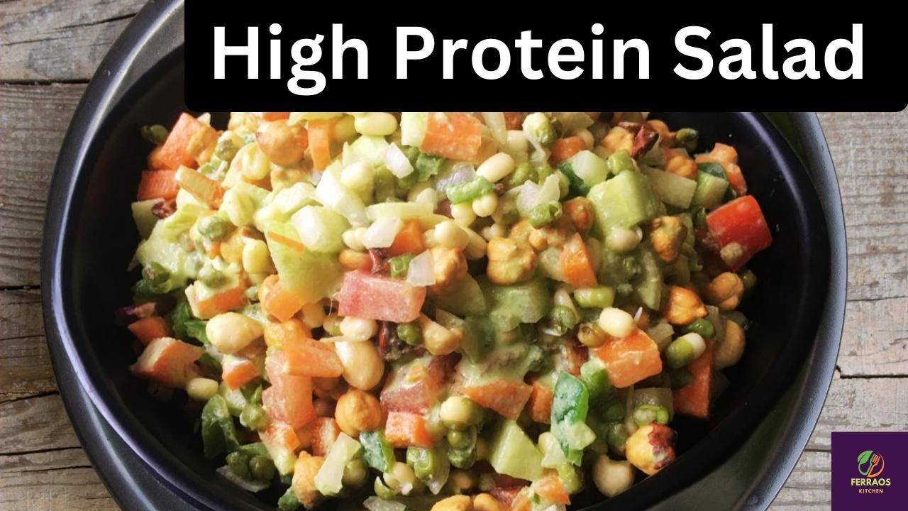High Protein Salad For Weight Loss | Healthy Sprout Salad | Protein Salad Recipe High Protein Salad For Weight Loss | Healthy Sprout Salad | Protein Salad Recipe