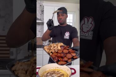 Cajun Chicken and Sausage Jambalaya #onestopchop