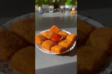 Recipe of crispy Bread Potato Bites #shorts #viral #crunchy #snacks