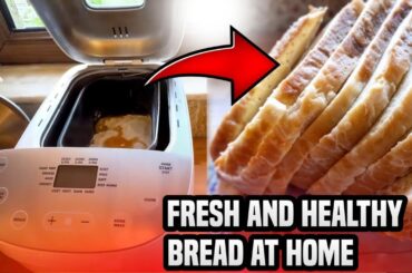 Healthy white bread machine recipe| Top Bread Maker For Easy Bread Making at home | The Brigy Family