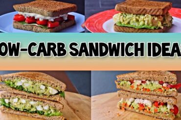 Best Avocado Egg Sandwich | Healthy Sandwich Recipe for Weight Loss |  Low Carb Sandwich Recipes