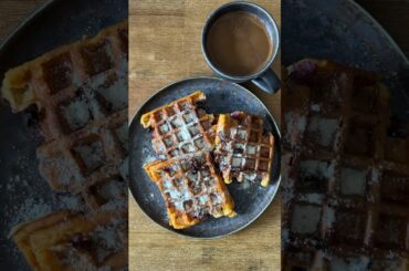 High protein low calorie blueberry waffles the best recipe ever so tasty so delicious and so healthy