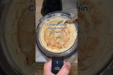 Cinnamon Toast Protein Creami #icecream #protein #weightloss #fatloss #healthyeating #healthy