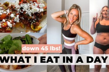 WHAT I EAT IN A DAY After losing weight | High Protein Easy at home meals | Start your weight loss