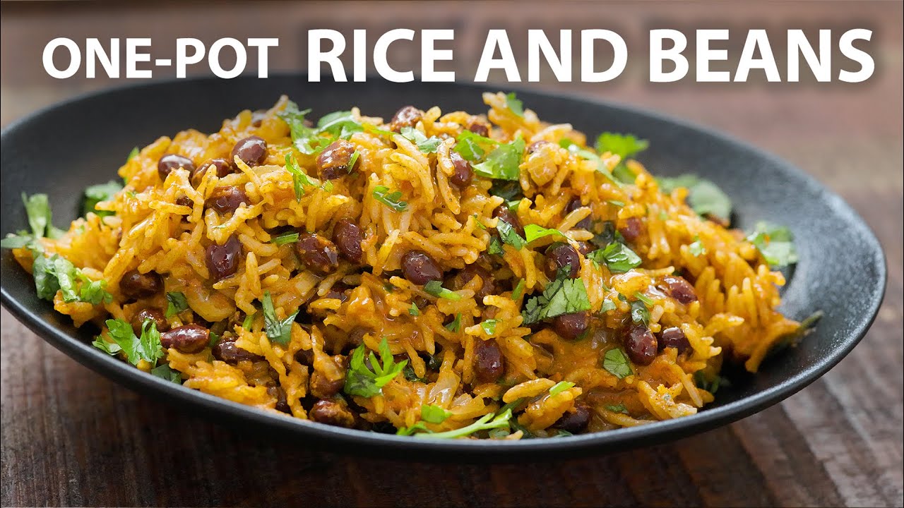 One Pot RICE AND BEANS Recipe – Easy Vegetarian and Vegan Meals One Pot RICE AND BEANS Recipe - Easy Vegetarian and Vegan Meals