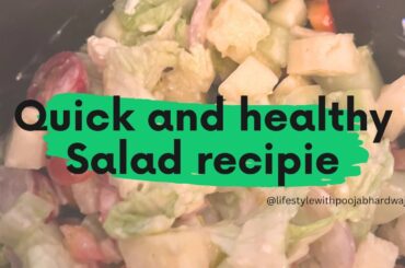 Delicious & Nutritious: My Go-To Healthy Salad Recipe.