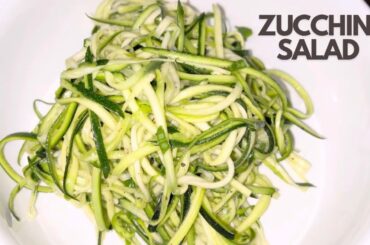 Healthy Zucchini Salad Recipe | Low-Calorie Delight for Weight Loss