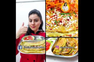 Protein-packed Sprouts Cheela for Healthy Weight Loss | By Dietitian Natasha Mohan