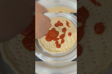 Whole wheat pizza/# Atta pizza recipe |#healthy pizza recipe/#food short /# air fryer recipe