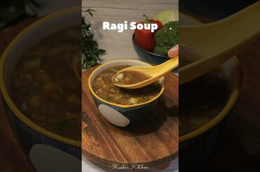 Low Calorie, Healthy RAGI SOUP recipe | Soup for Weight Loss #shorts #ytshorts