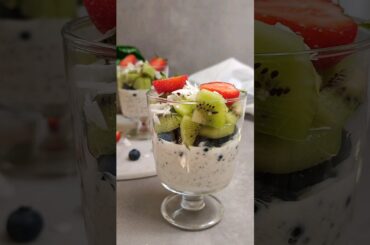 High-Protein overnight oats #vegan #breakfastideas  #overnightoats #healthyrecipes