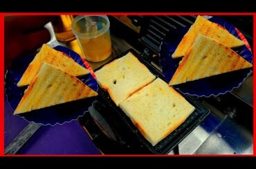 Crispy and Tasty Bread Sandwich Veg Sandwich      Recipe Healthy Breakfast Indian Street