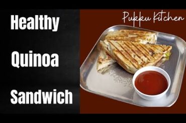 Healthy Quinoa Sandwich  for Weight Loss | Healthy Breakfast | High Protein  Low Carb | Gluten Free|