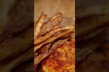 Transform Potato Peels into Crispy Chips! | Zero Waste Snack Recipe #shorts