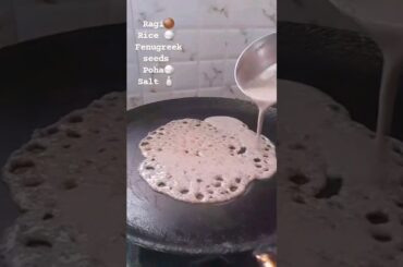 Ragi Dosa Recipe | Healthy Breakfast Recipes | Weight Loss Dosa #shorts #ytshorts #food #recipe