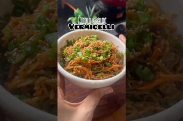 Chilli garlic vermicelli #vermicelli #chilligarlic #vermicellirecipe #healthynoodles #healthyrecipes