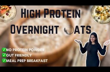 Weightloss Breakfast Ideas | Breakfast Meal Prep Ideas | Overnight Oats