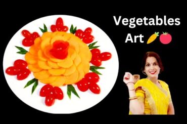Cucumber,Tomato Art | Beautiful Salad Decoration idea | Healthy salad recipe #cooking|Fruits|Healthy