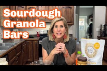 Sourdough Discard Granola Bars-Healthy Snack Recipe