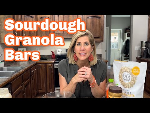 Sourdough Discard Granola Bars-Healthy Snack Recipe Sourdough Discard Granola Bars-Healthy Snack Recipe