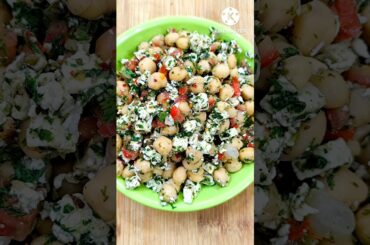 Super Healthy oil Free Chickpea Salad - Healthy Chana Salad #healthyrecipe #recipe #Food