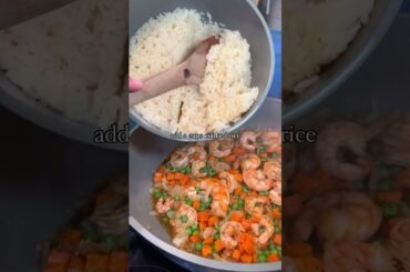 Easy Healthy Dinner Recipe (Rice & Shrimp) #dinnerideas #quickrecipe #healthydiet