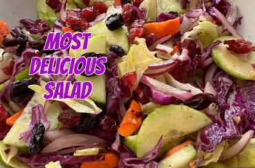 The most delicious salad |healthy salad |weight loss salad recipe #healthysalad #saladdressing